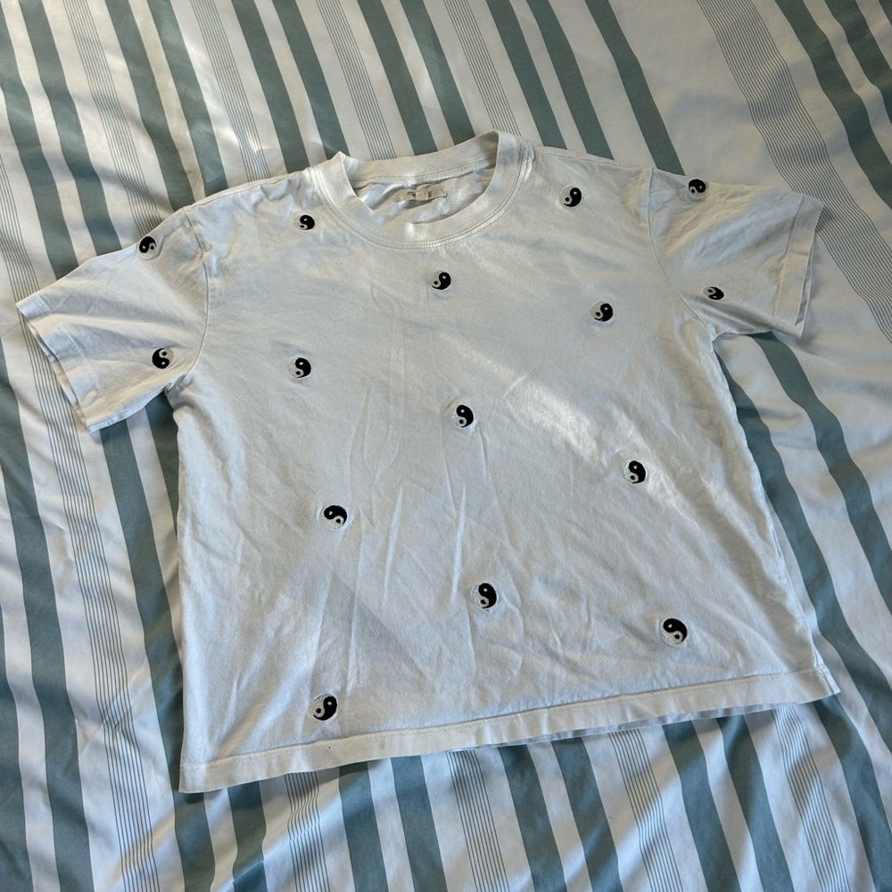 Madewell Yin Yang pattern t shirt
